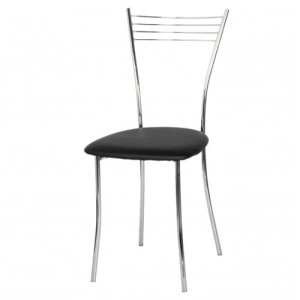 Стул Хлоя, мягкое сиденье/жесткая спинка, 900*410*520, экокожа