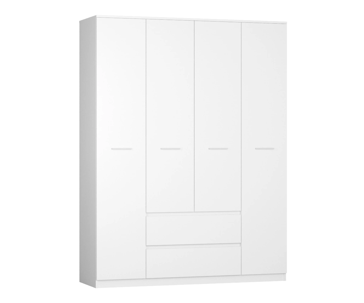 Шкаф Идея, платяной с полками, с ящиками, створки: 4, 2100*500*1600