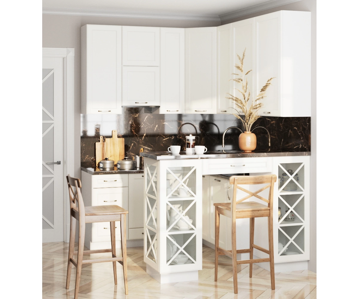 Кухонный Комплект Элизабет 2, П-образная, размер 2100*1750*1530