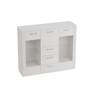 Комод комби Элана с баром и стеклом 1180*405*1400