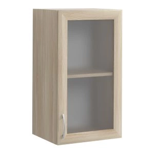 Шкаф Навесной Альфа ручка слева со стеклом, 1 дв. 706*320*400