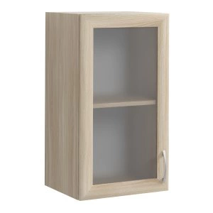 Шкаф Навесной Альфа ручка справа со стеклом, 1 дв. 706*320*400