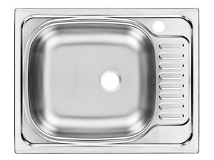 мойка врезная, нержав. сталь, прямоугольная, 435*560
