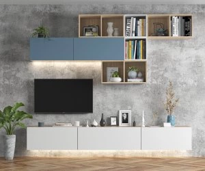 Гостиная Аризона 4, с подвесной тумбой, *340*2624