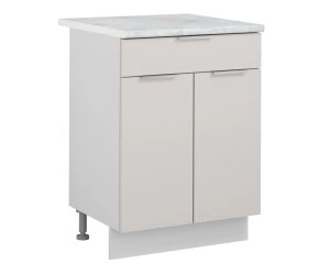 Стол Рабочий Латте, 2 дв., 1 ящ., 850*600*600