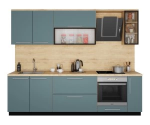 Кухонный Комплект Медовый Туман 11, прямой, размер 2700*