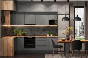 Кухонный Комплект Венесуэла, угловой, размер 1740*3350