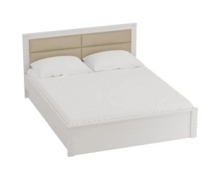 Кровать Элана, сп. место: 1400*2000, изголовье: МДФ/экокожа, основание: ортопедическое