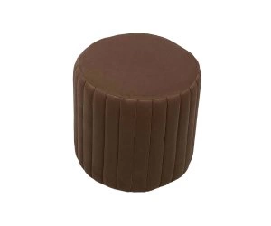 Пуф Лофт круглый  прошивкой Velutto 22