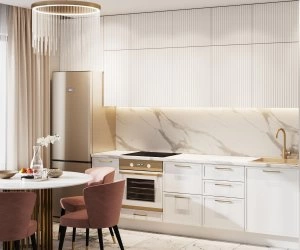 Кухонный Комплект Нежность, прямая, размер 3300*