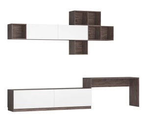 Гостиная Аризона 9, с подвесной тумбой, *340*2850