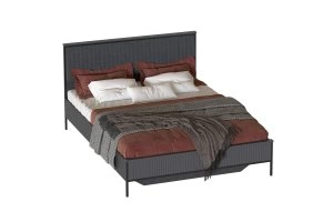 Кровать Нора, сп. место: 1600*2000, изголовье: МДФ/ткань, основание: ламели