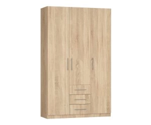 Шкаф Ника 3 ящ, платяной с полками, створки: 3, 2219*505*1200