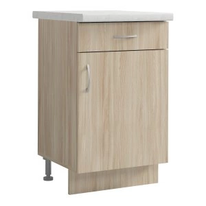 Стол Рабочий Альфа ручка слева, 1 дв., 1 ящ., 850*600*500