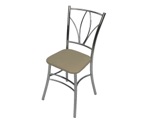 Стул Лотос, мягкое сиденье/жесткая спинка, 770*370*370, экокожа