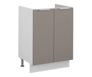 *набор тумба под накл мойку Латте, 2 дв. 850*600*600