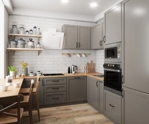 Кухонный Комплект Питер, П-образная, размер 2700*2700*2400