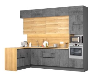 Кухонный Комплект Техас, угловой, размер 3000*1600*