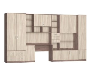 Гарнитур Студент 3,6, прямая, 2050*600*3600