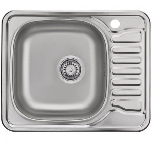 мойка врезная, нержав. сталь, прямоугольная, 480*580