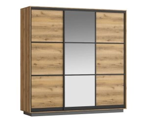 Шкаф-купе Лофт 4, 2100*600*2100, двери: комби/комби