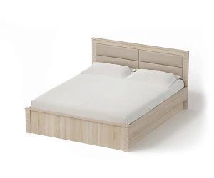 Кровать Элана, сп. место: 1600*2000, изголовье: МДФ/экокожа, основание: ортопедическое, подъемный механизм: Да