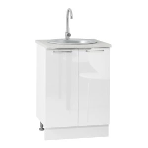 Тумба под врезную мойку Модена, 2 дв. 850*600*600