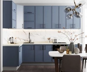 Кухонный Комплект Кельн, угловой, размер 1350*3000