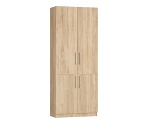 Шкаф Ника 0 ящ 4 дв, бельевой, створки: 2, 2219*410*800