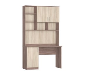 письменный Стол Студент, с тумбой, с надстройкой, 2050*600*1200