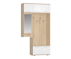 Вешалка Неаполь с зеркалом 2220*405*1200