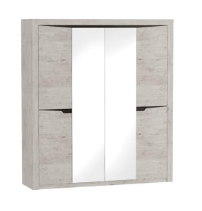 Шкаф Соренто Бонифаций, платяной, с 2 зеркалами, створки: 4, 2200*545*1965