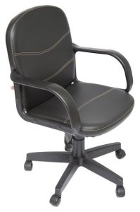 Кресло Офисное Baggi 1020*450*630 (, черный 36-6 к/з, в пакетах)