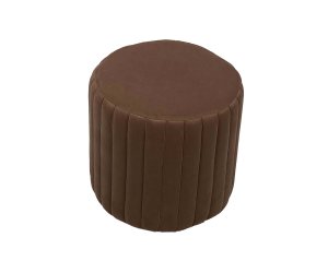 Пуф Лофт круглый  прошивкой Velutto 22