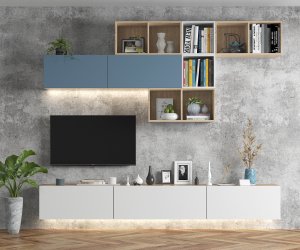 Гостиная Аризона 4, с подвесной тумбой, *340*2624