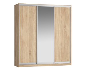 *набор Шкаф-Купе Персей, 2411*647*2170, двери: ЛДСП/зерк/ЛДСП