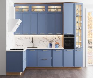 Кухонный Комплект Сапфирин, угловой, размер 1540*2910