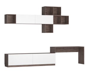 Гостиная Аризона 9, с подвесной тумбой, *340*2850