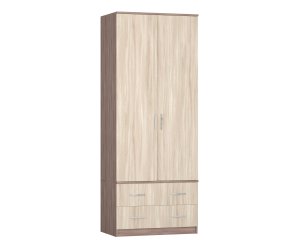 Шкаф Студент, платяной, на комоде, створки: 2, 2050*510*800