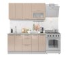 Кухонный Комплект Модена 4, прямой, размер 1600* (, Корпус:серый, фасад: глянец склад, Р 103, 6пр, в пакетах)