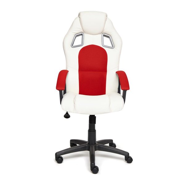 Кресло Офисное Driver 1360*490*550 (, белый/красный, 36-01/TW-08 к/з/ткань, в пакетах)