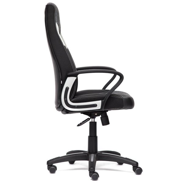 Кресло Офисное Inter 1310*480*650 (, черный/серый к/з/ткань, в пакетах)
