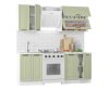 Кухонный Комплект Эмилия 2, прямой, размер 1400* (, Корпус:белый, фасад: МДФ, эмаль лесная, 4пр, в пакетах)