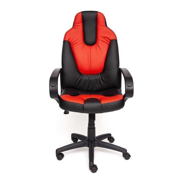Кресло Офисное Neo 1 1240*510*650 (, черный/красный к/з, в пакетах)