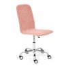Кресло Офисное RIO 1030*410*470 (, розовый/белый к/з/флок, в пакетах)