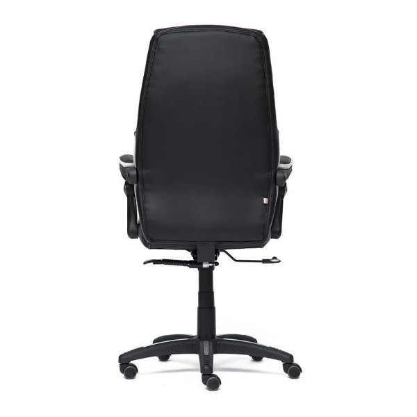 Кресло Офисное Cambridge 900*390*680 (, черный/св.серый к/з/ткань, в пакетах)
