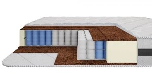 Матрас Селена, независимый пружинный блок, жесткий (, 210*2000*1400, материал чехла: 3D трикотаж)