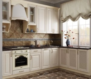 Кухонный Комплект Миндаль, угловой, размер 2500*1820