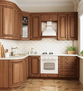 Кухонный Комплект Орех 1, угловой, размер 1660*2300