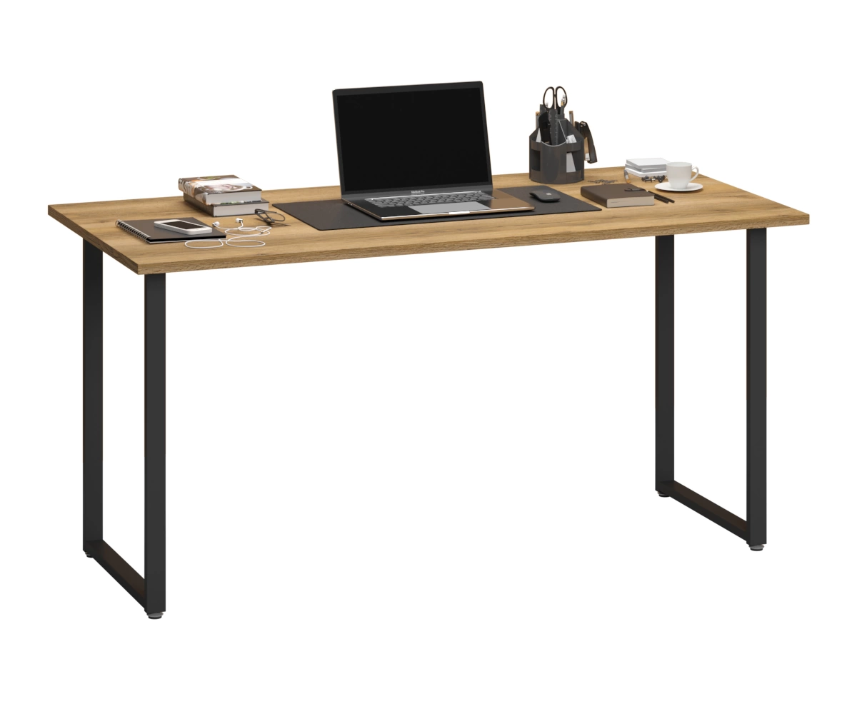 письменный стол Лофт, металлокаркас, 732*700*1500 (, , корпус: дуб делано, в разобранном виде)